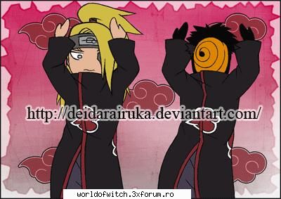 :rotfl:  :rotfl: ce poza am gasit
nu prea imi plece de deidara pt ca s-a pus cu gaara al meu deidara