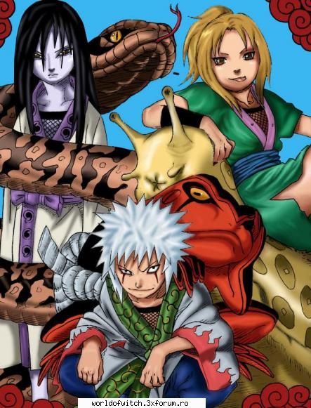 pun si yo una ku ea shi orochimaru si jiraya ( o ekipa kam ciudata) :hi: galerie