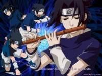 sasuke canta la flaut ;) poze cu sasuke
