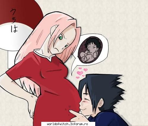 sa ne gandim la ce ii in poza! lol sakura si sasuke