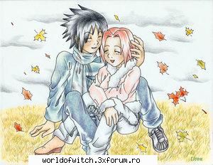 eu vreau sa domin :dinti: chiar sunt o lidera inascuta! pun o poza cu sasusaku! ;) sakura si sasuke